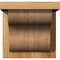 Ekena Millwork Carmel Rough Sawn Corbel w/Backplate, Western Red Cedar, 8"W x 8"D x 8"H COR08X08X08CAR01RWR - alternate 3